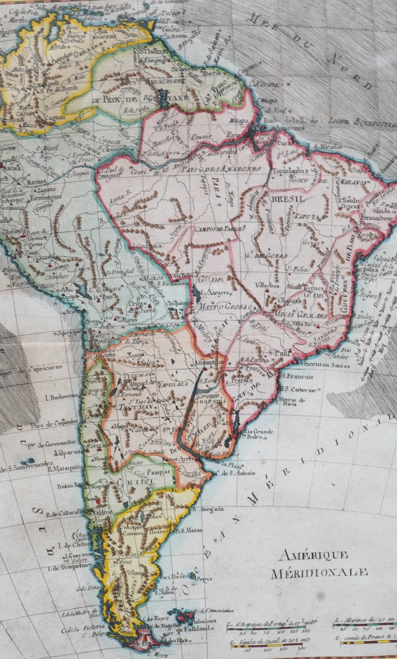 A collection of American interest maps to include: John Sennex, A map of the English Empire in America, hand coloured engraved map and one of North America, published Sept. 1st 1832 by Baldwin & Cradock